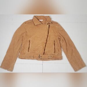 Pink Lily Tan Corduroy Jacket L